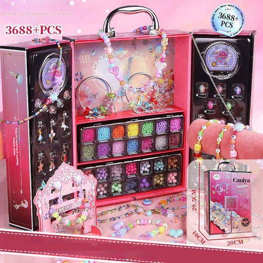 🎁DIY Bead Jewelry Gift Box Set👧💕