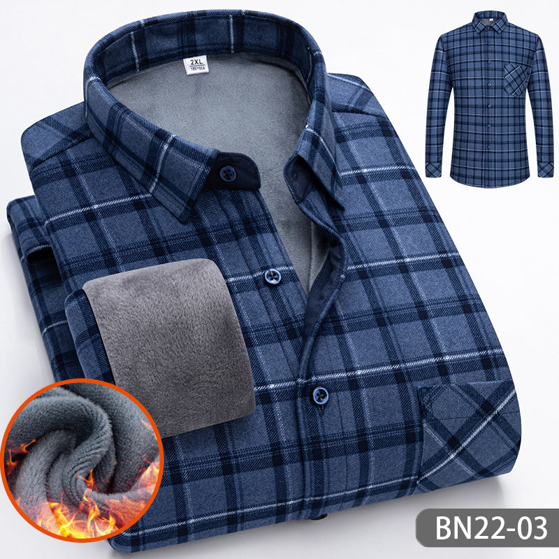 🖤FLASH SALE🎁Autumn and winter men's casual thickened warm shirts