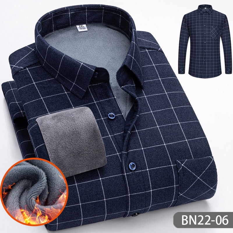 🖤FLASH SALE🎁Autumn and winter men's casual thickened warm shirts