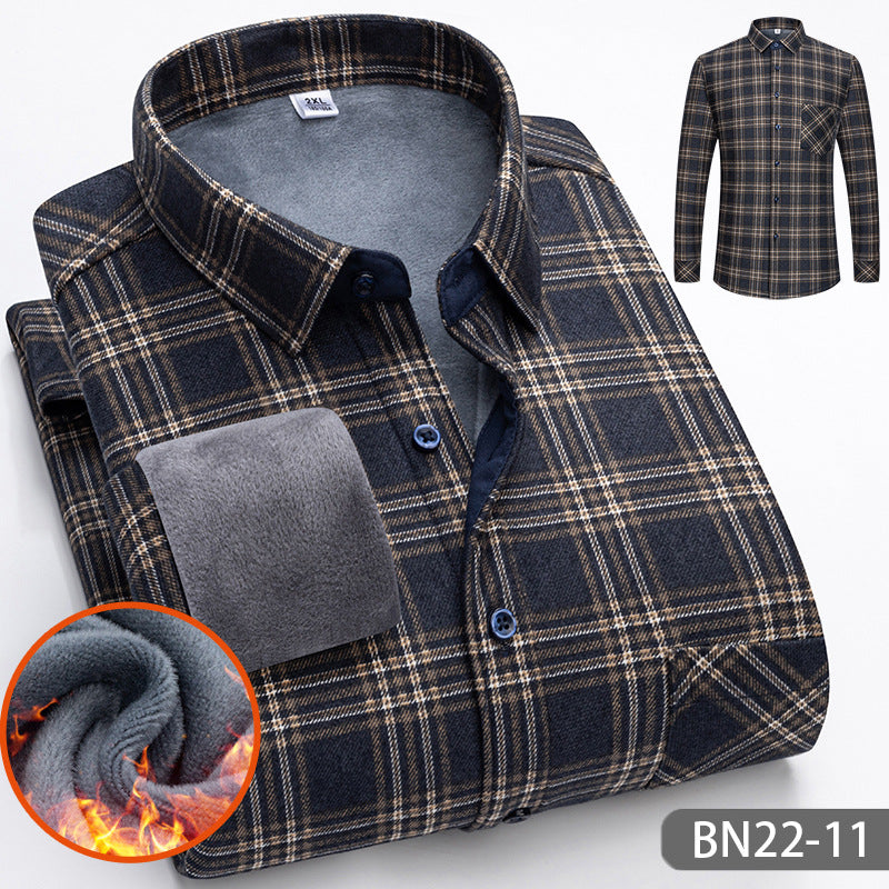 🖤FLASH SALE🎁Autumn and winter men's casual thickened warm shirts