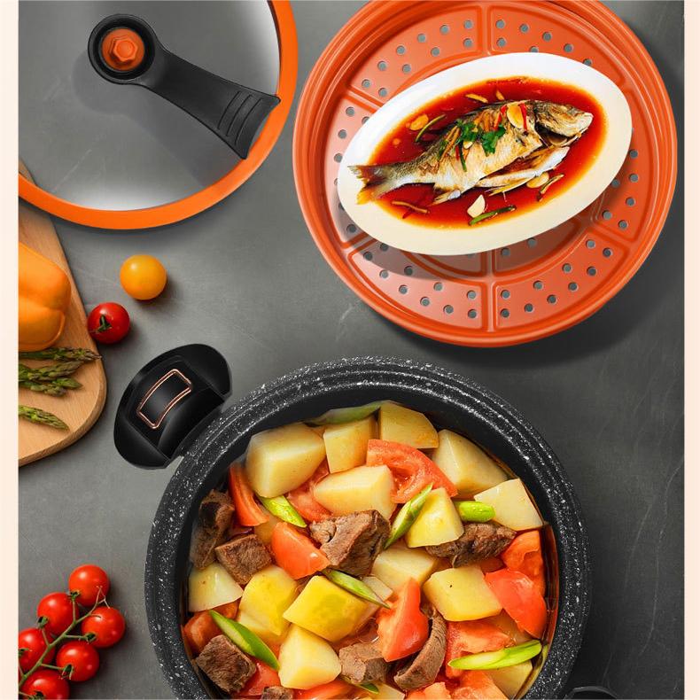 🔥Hot Sale 50% OFF🔥Large Capacity McRib Stone Micro-Pressure Cooker🍲