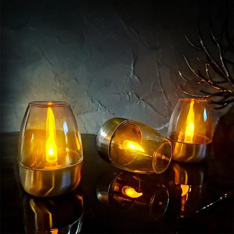 🕯️ BUY 2 GET 1 FREE! ☀️ Solar Flickering Tea Lights – Realistic Flame Effect, Dusk-to-Dawn Auto On, IP65 Waterproof & 6-8 Hours of Ambient Garden Light 🌙