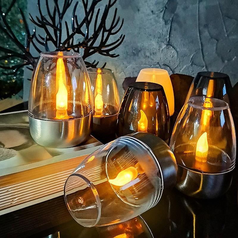 🕯️ BUY 2 GET 1 FREE! ☀️ Solar Flickering Tea Lights – Realistic Flame Effect, Dusk-to-Dawn Auto On, IP65 Waterproof & 6-8 Hours of Ambient Garden Light 🌙