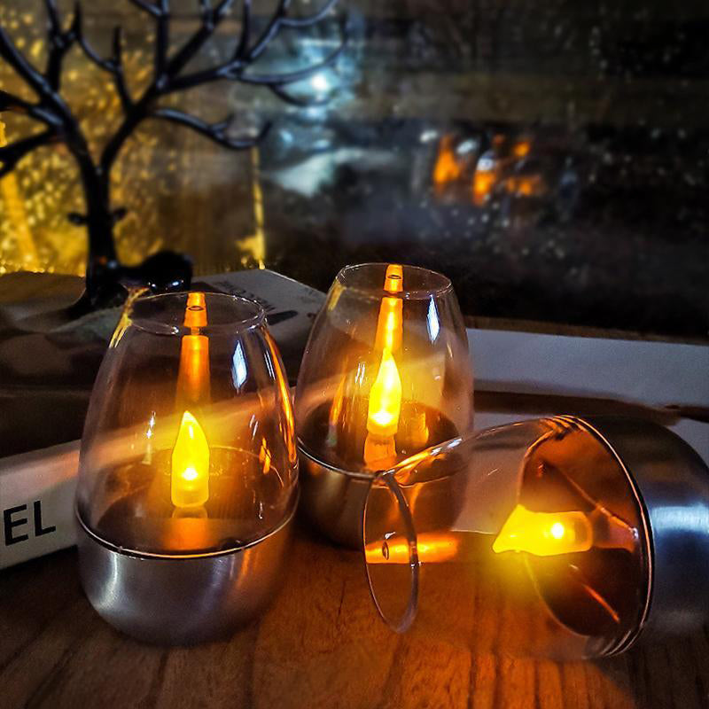 🕯️ BUY 2 GET 1 FREE! ☀️ Solar Flickering Tea Lights – Realistic Flame Effect, Dusk-to-Dawn Auto On, IP65 Waterproof & 6-8 Hours of Ambient Garden Light 🌙