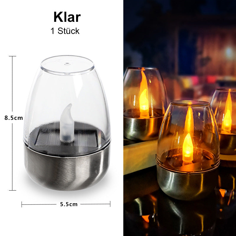🕯️ BUY 2 GET 1 FREE! ☀️ Solar Flickering Tea Lights – Realistic Flame Effect, Dusk-to-Dawn Auto On, IP65 Waterproof & 6-8 Hours of Ambient Garden Light 🌙