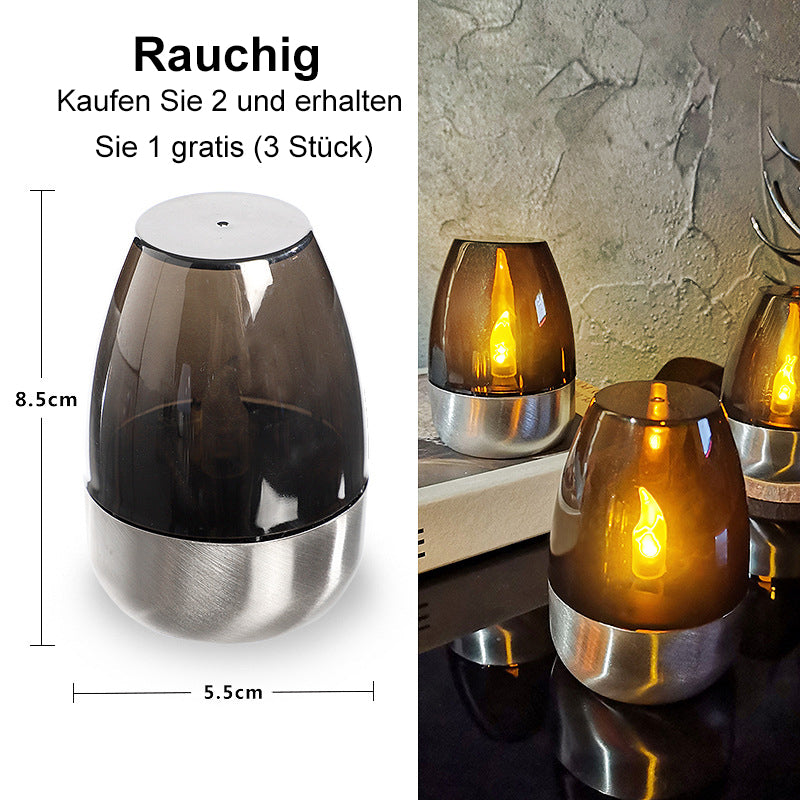 🕯️ BUY 2 GET 1 FREE! ☀️ Solar Flickering Tea Lights – Realistic Flame Effect, Dusk-to-Dawn Auto On, IP65 Waterproof & 6-8 Hours of Ambient Garden Light 🌙