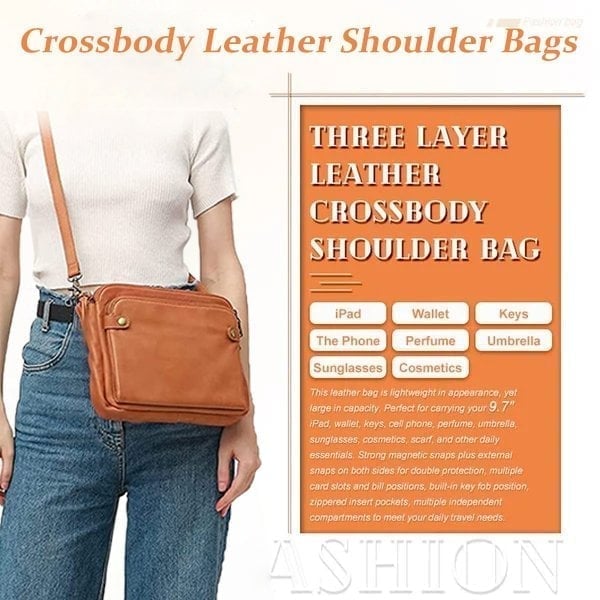 🔥42% OFF-Crossbody Leather Shoulder Bags and Clutches