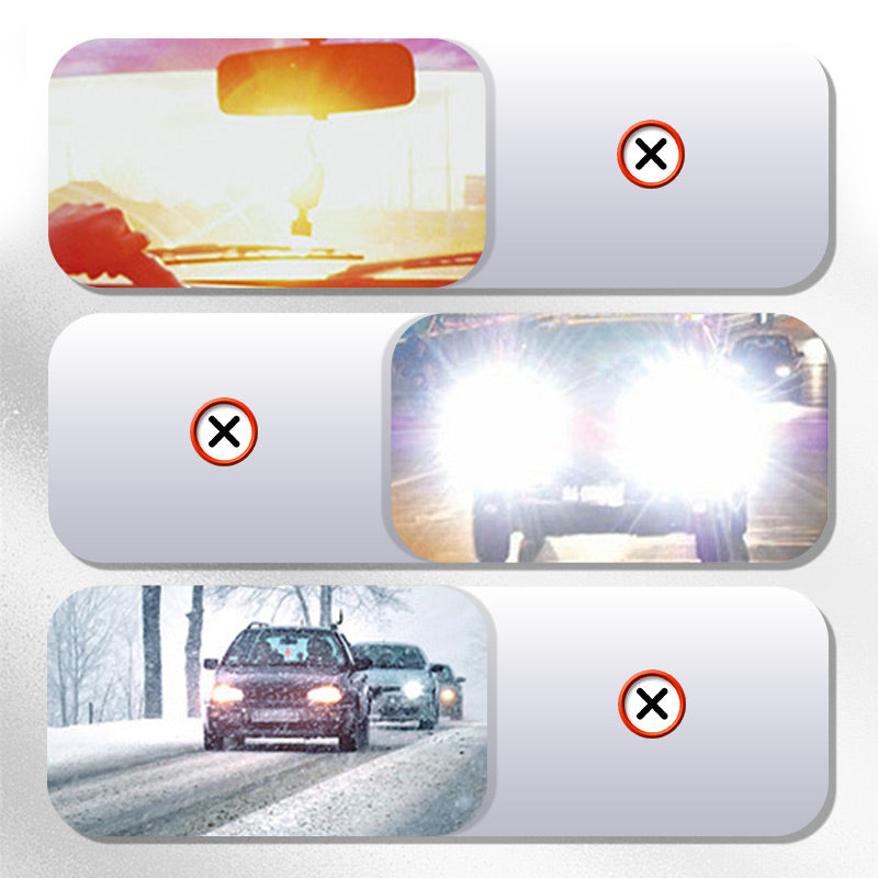 🔥 Hot Sale 50% OFF 🔥Efficient Anti-Glare Car Sun Visor Shield Set