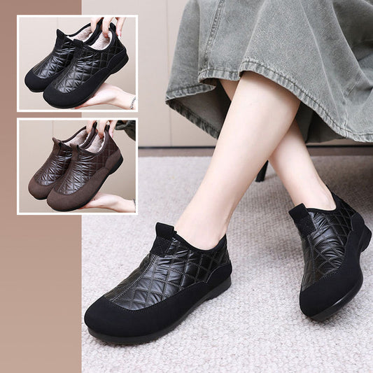 Waterproof Non-slip Cotton-Padded Slip-On Shoes