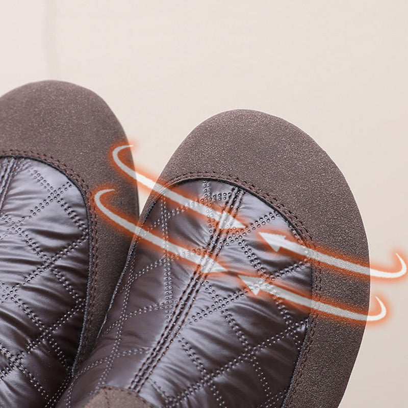 Waterproof Non-slip Cotton-Padded Slip-On Shoes