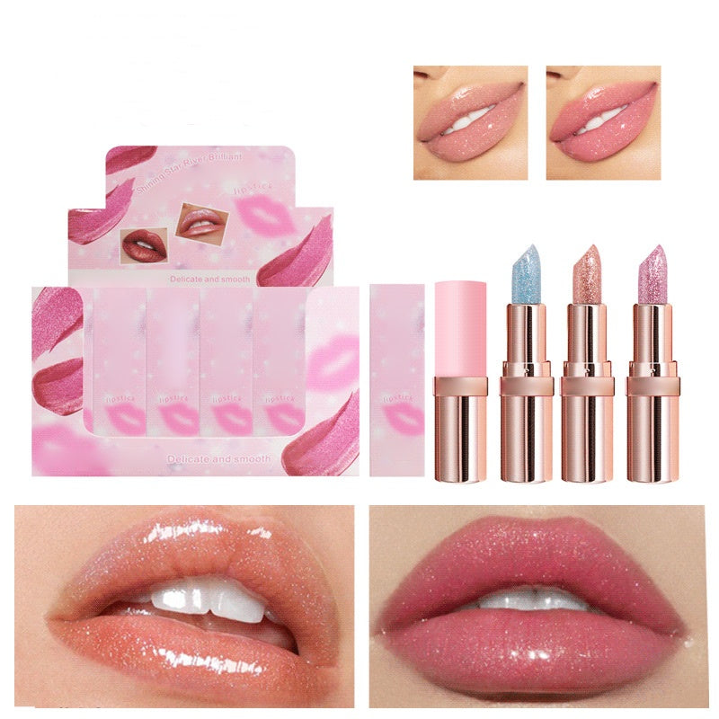 Moisturizing Color-Changing Sequins Lipstick