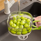Holiday Sale! 🎄 2-in-1 Draining Basket with Lid – Perfect for Easy Food Prep and Storage