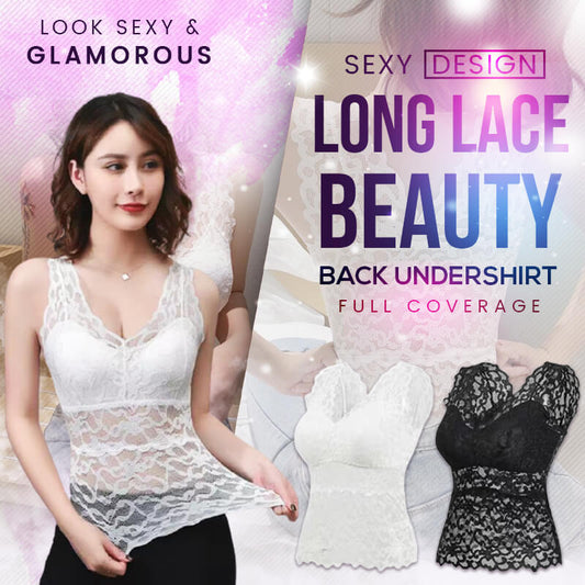 Long Lace Beauty Back Undershirt（40% OFF NOW！！）