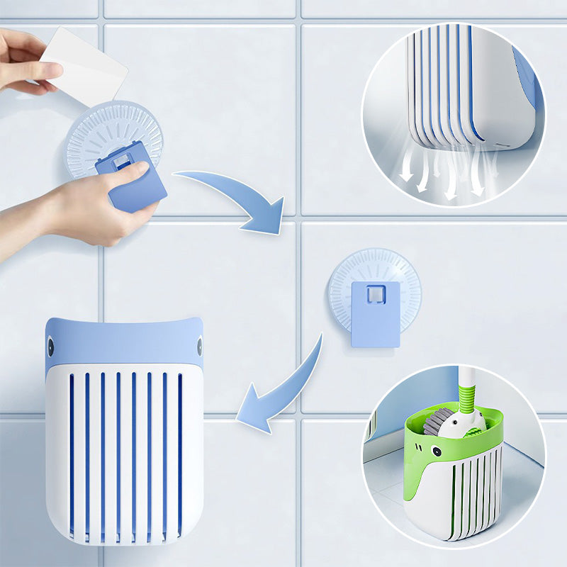 🍃Today 50% Off🍃Wall-Mounted Suction Cup Toilet Cleaning Brush Set