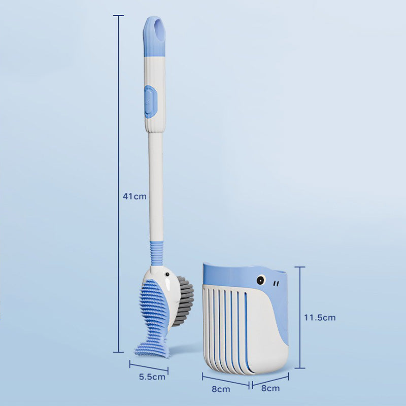 🍃Today 50% Off🍃Wall-Mounted Suction Cup Toilet Cleaning Brush Set