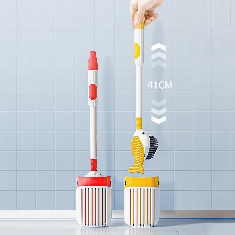 🍃Today 50% Off🍃Wall-Mounted Suction Cup Toilet Cleaning Brush Set