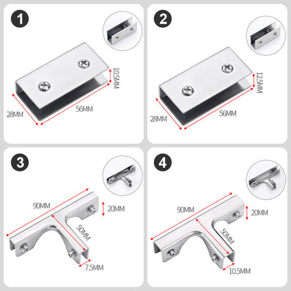 Glass Clamp Stainless Steel Fish Tank Holder