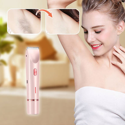 ✨【Dual-Head Epilator】IPX7 Waterproof - Hair Removal & Trimming | 21-Day Silky Skin 🦵 💎 Cordless Design | 🌿 Hypoallergenic | 🚚 Free UK Delivery