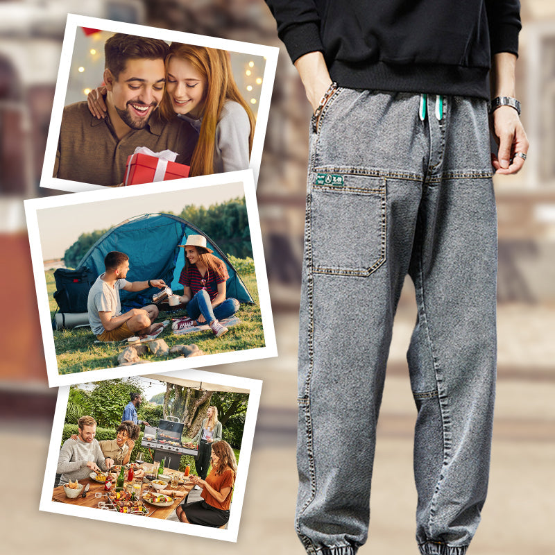 Men's Loose-Fitting Drawstring Pants
