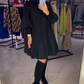 🔥HOT SALE 49% OFF💖Women's Plus Size Lantern Sleeve Stand Collar Dress