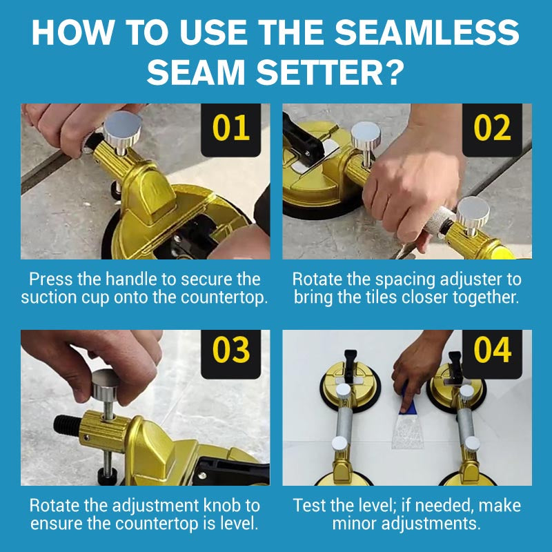 🧰Professional Seamless Seamer with Suction Cups