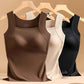 📢📢53%  OFF !! ⏰Women’s U-Neck Thermal Tank with Built-In Bra – Warm, Supportive & Braless Comfort ❄️❤️