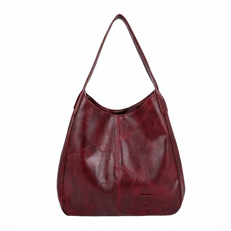 💕Retro Style Soft Leather Large Capacity Ladies Shoulder Bag