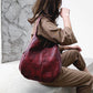 💕Retro Style Soft Leather Large Capacity Ladies Shoulder Bag