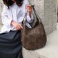 💕Retro Style Soft Leather Large Capacity Ladies Shoulder Bag