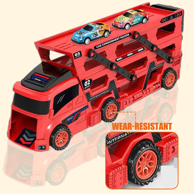 Transport Car Carrier Truck Toys with Launcher