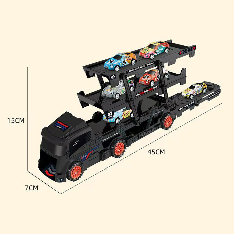 Transport Car Carrier Truck Toys with Launcher