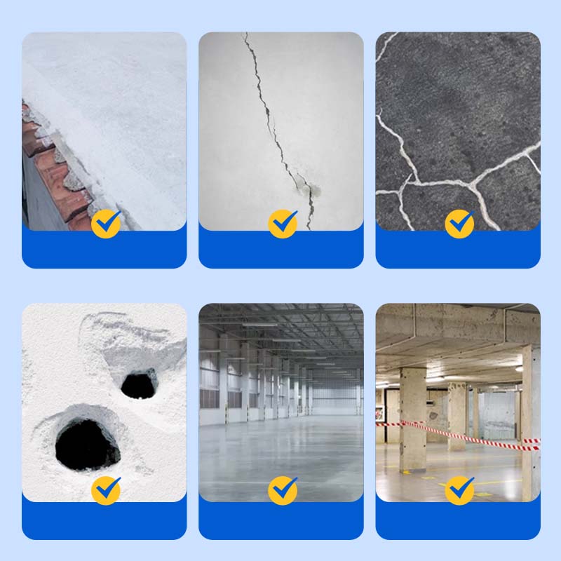 Quick-Dry Cement for Gap Filling and Leak Sealing