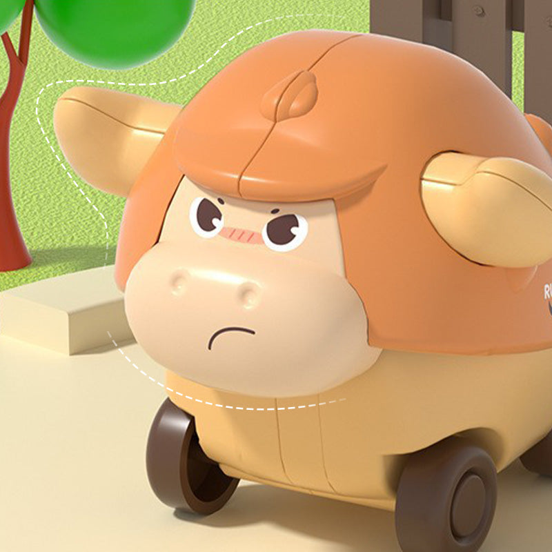 Push Go Bull Car Toys for Toddlers