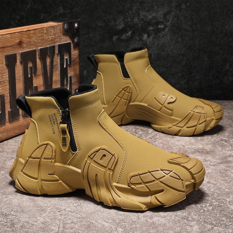 Men's High-Top Slip Resistant Practical Fashion Shoes