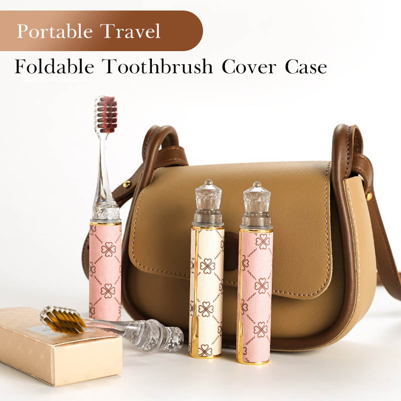Portable Travel Foldable Toothbrush Cover Case