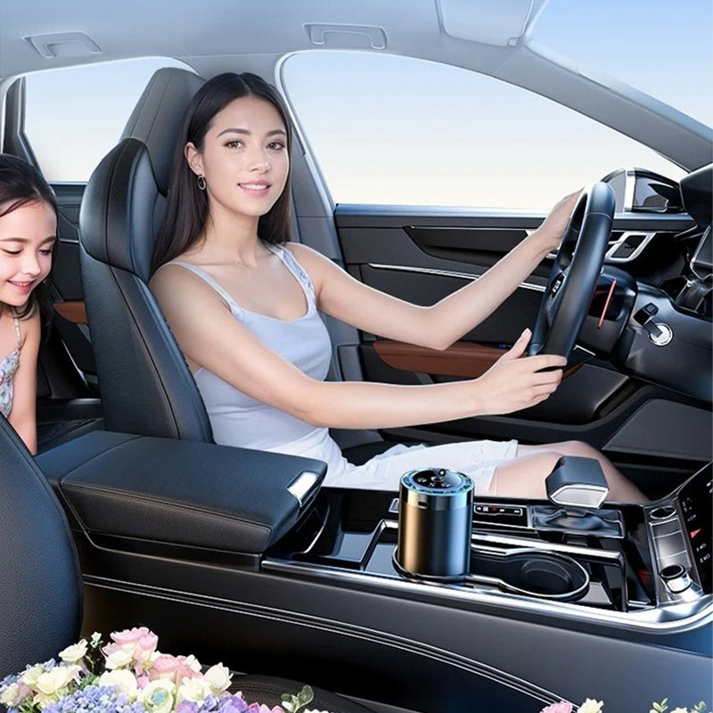 🚗Summer Sale - 50% OFF🔥Smart Car Diffuser Set with Light & Spray Modes