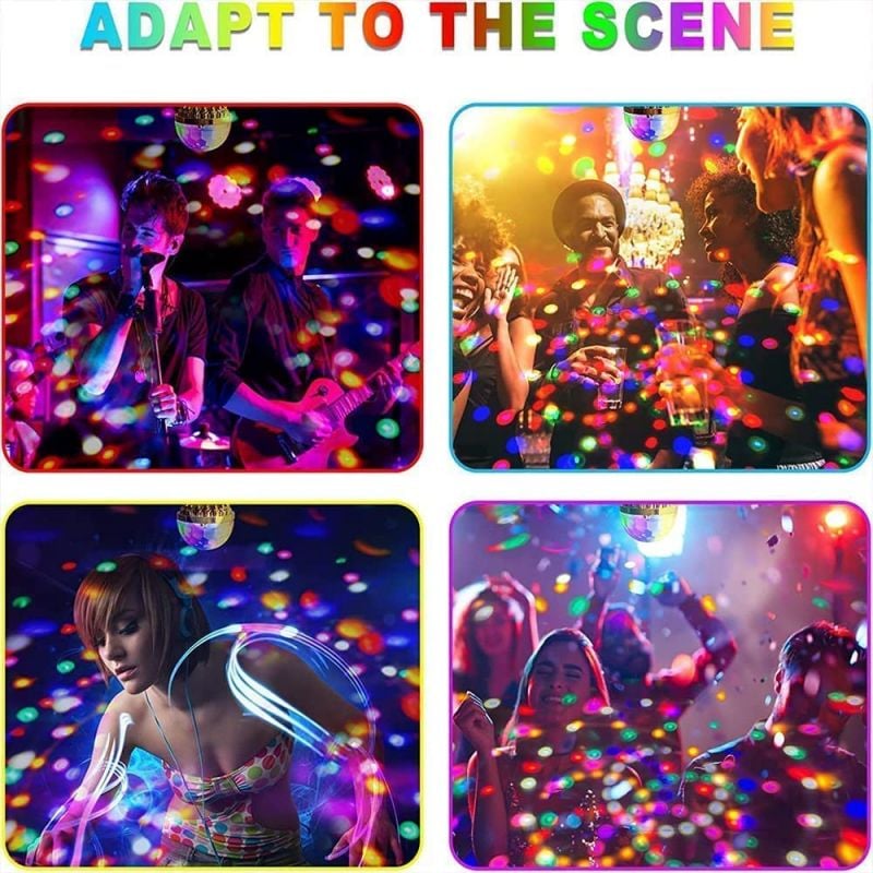 💥Early Christmas Sale✨ 50% OFF💥 Colorful Rotating Disco Ball Light