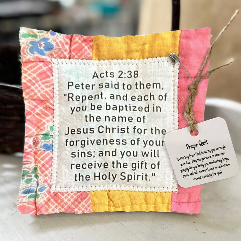 💖HOT SALE 55% OFF💖Prayer Quilt with cross inside