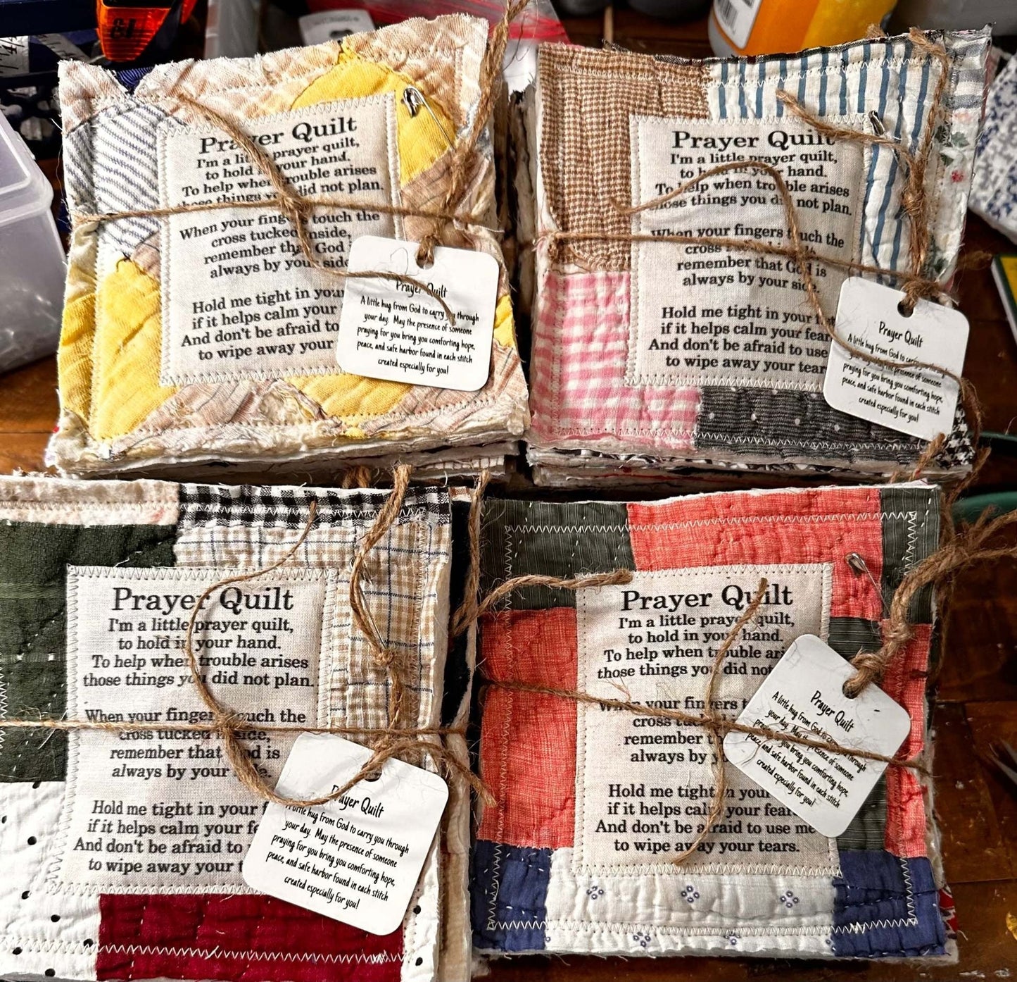 💖HOT SALE 55% OFF💖Prayer Quilt with cross inside