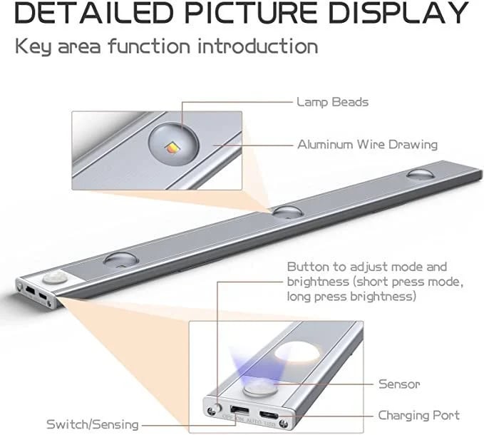 🎁 Hot Sale 49% OFF 🔥💡 LED MOTION SENSOR CABINET LIGHT 💡