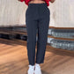 Women's Casual Solid Straight Leg Work Pants