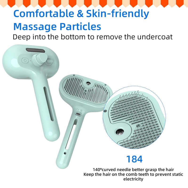 🐶Spring Special 59% OFF🐱Pet Spray Hair Removal Comb