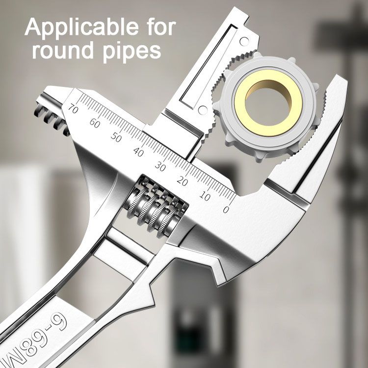 Reversible Sink Wrench With 6-68mm Jaw Opening