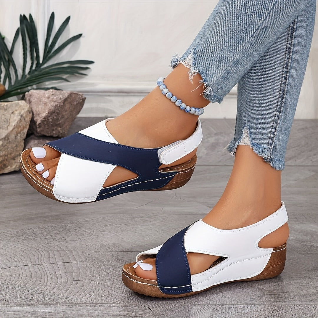 🔥Last Day Promotion 50% OFF - Women's Ultra Comfortable Slope Heel Orthopaedic Sandals