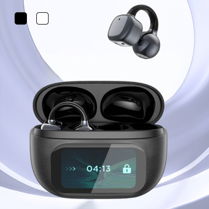 🔥HOT SALE-49% OFF 🎁Ear Clip-on Smart Color Screen Intelligent Translation Headset