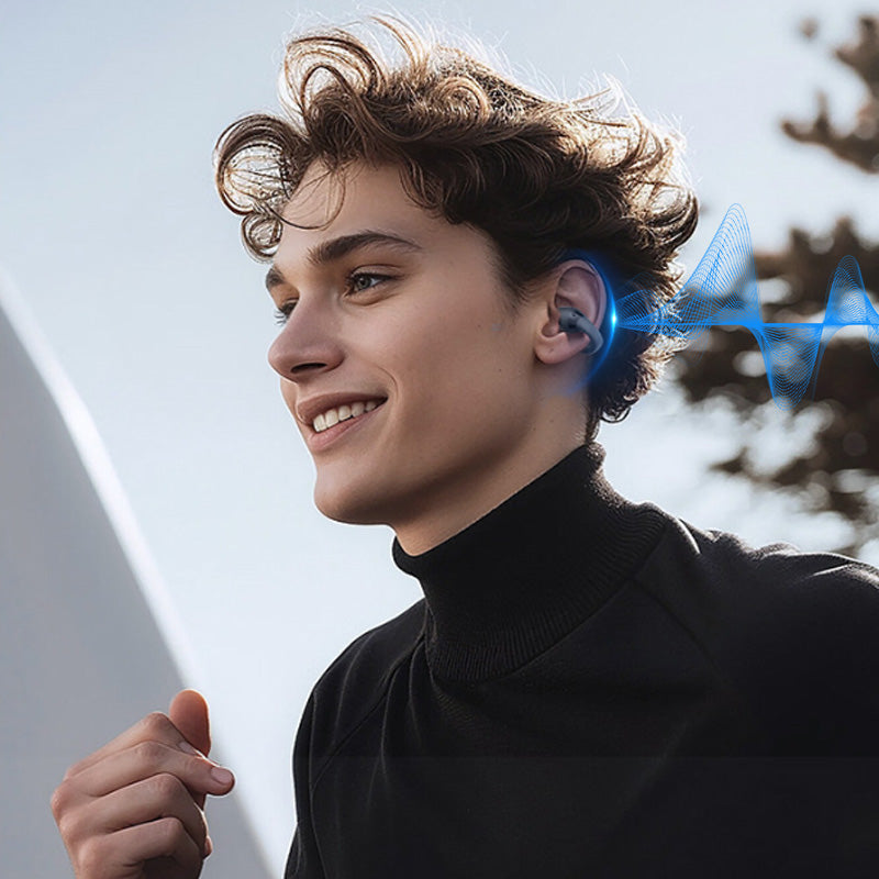 🔥HOT SALE-49% OFF 🎁Ear Clip-on Smart Color Screen Intelligent Translation Headset