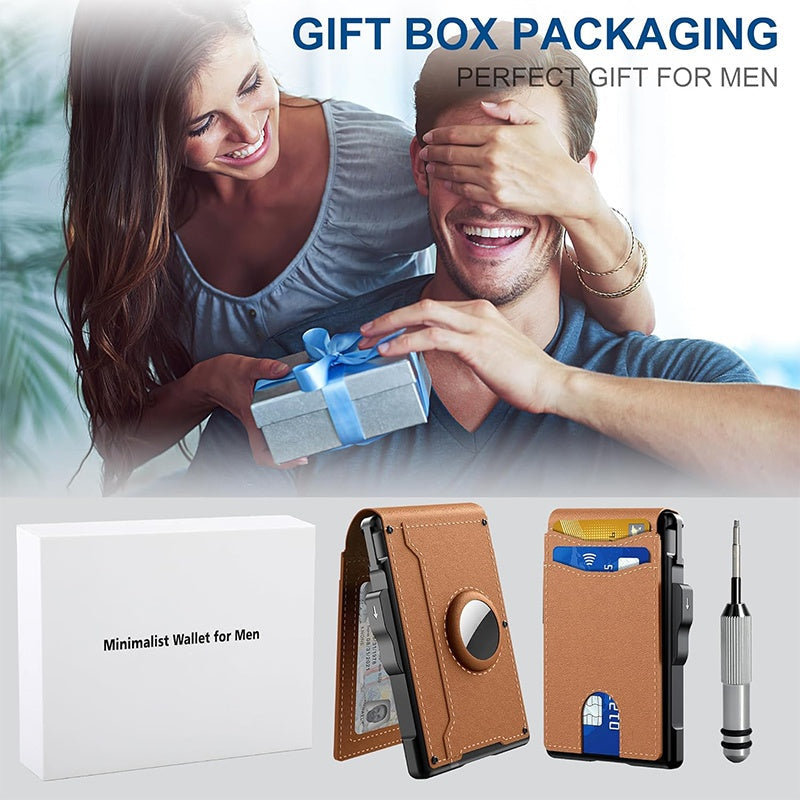 Slim Wallet Credit Card Holder with Money Clip