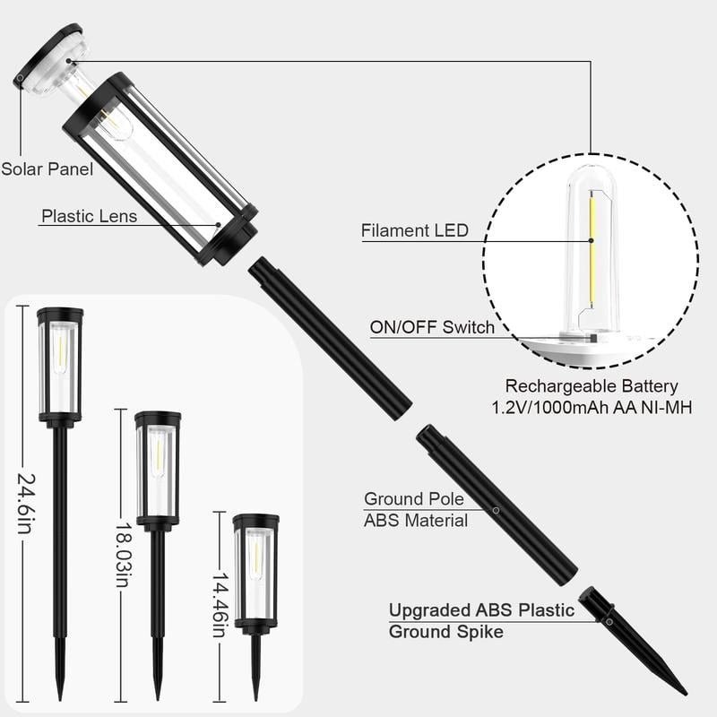 ✨Solar Pathway Lights Outdoor