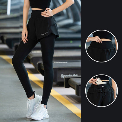 Women's High-Waisted Fitness Leggings with Pocket