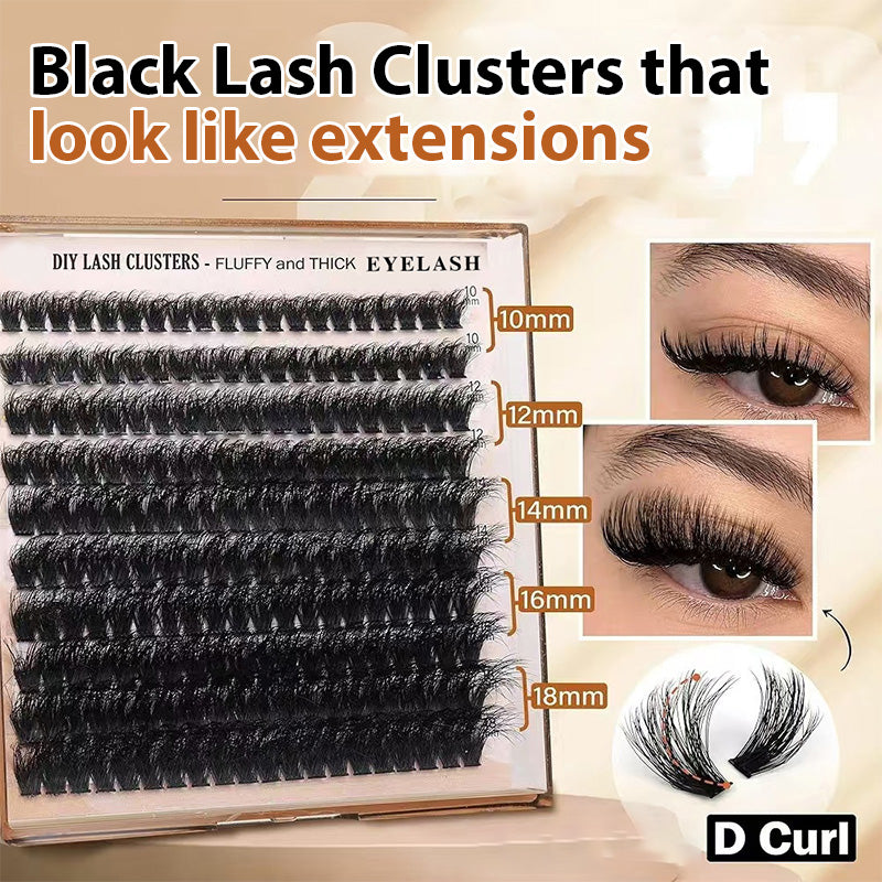 Fluffy DIY Curly Lash Clusters